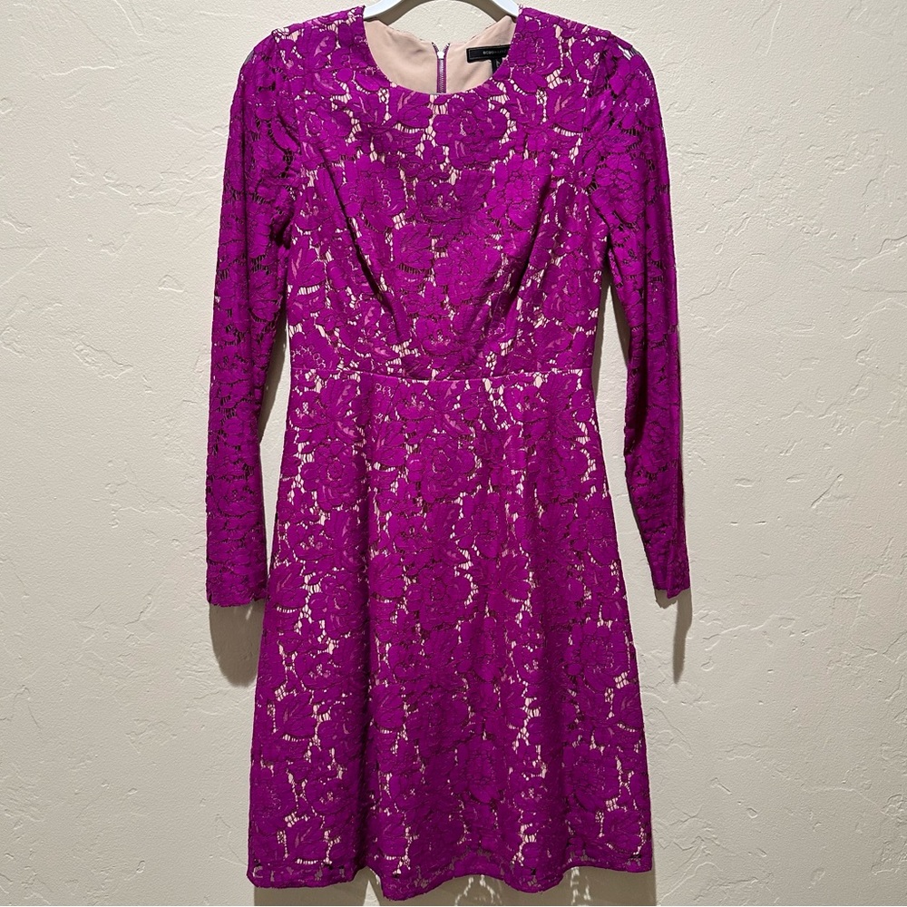 BCBG maxazria Lace Midi Dress